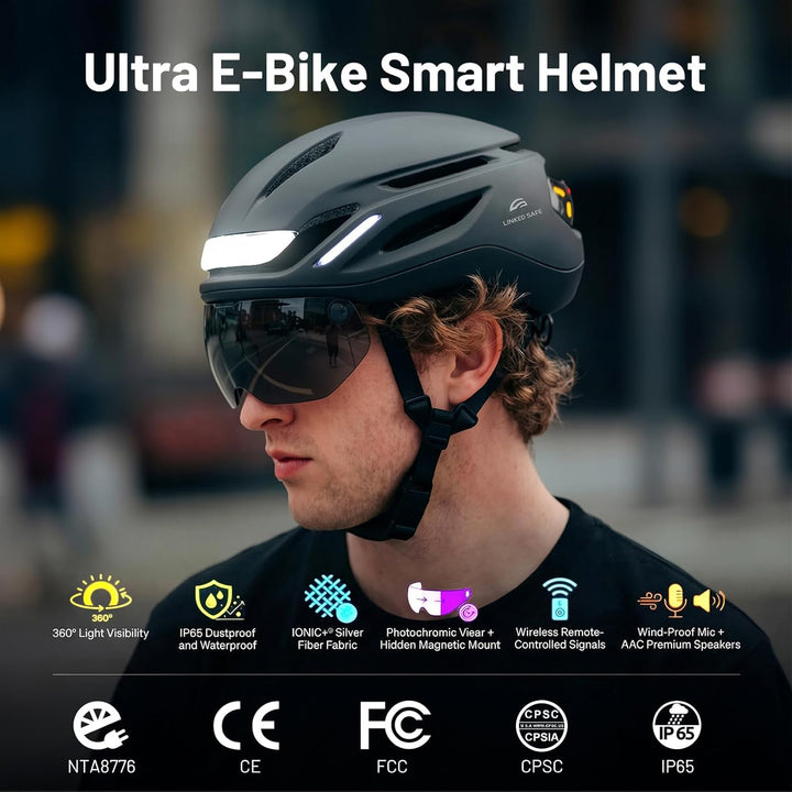 Linkedsafe Ultra Smart Bike Helmet